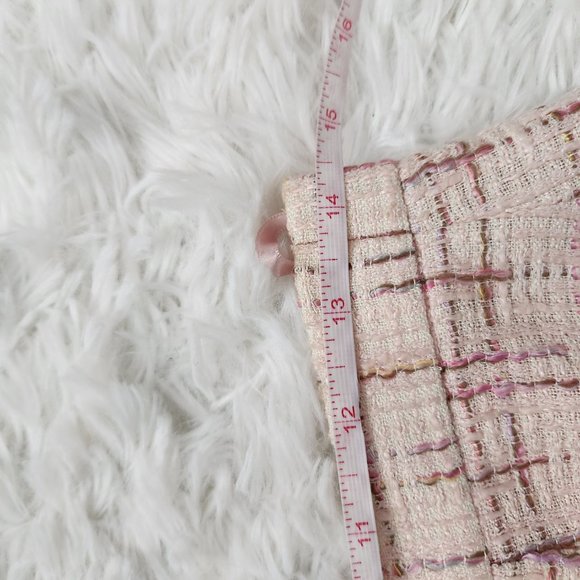 Escada tweed plaid print skirt - Picture 4 of 6